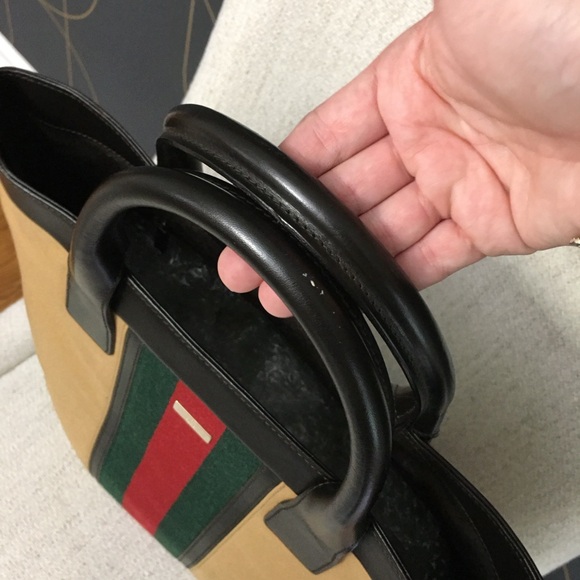 Authentic Gucci orange tote bag - Picture 8 of 16